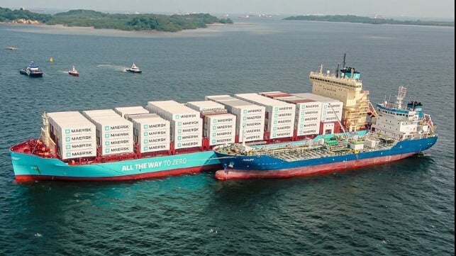 Maersk’s Methanol Efforts Proceed with Bunkering in Singapore and US Plant
